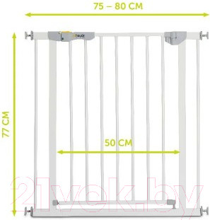 Изображение товара Ворота безопасности для детей Hauck Autoclose'n Stop 2 / 597347 (White)