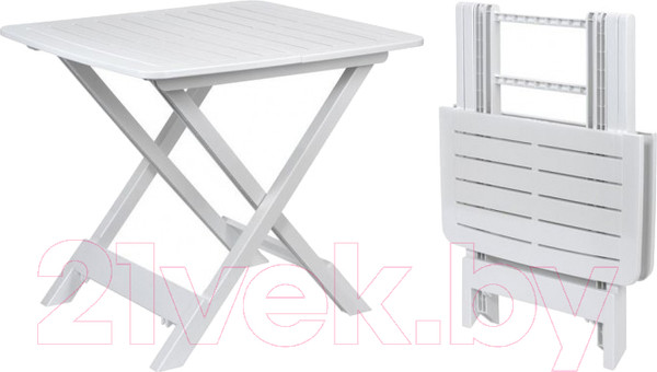 Изображение товара Стол складной Ipae Progarden Tevere / TEV050BI (белый)