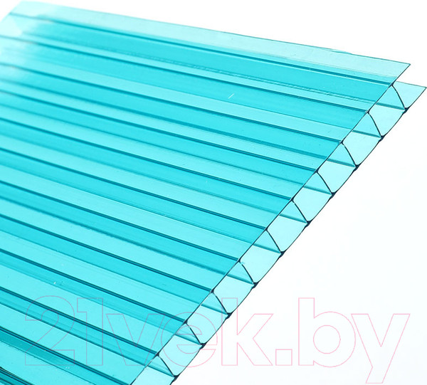 Изображение товара Сотовый поликарбонат TitanPlast 2100x6000x3.8 (бирюзовый)
