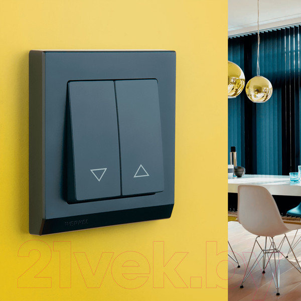 Изображение товара Рамка для выключателей и розеток Werkel W0011808 / a050908 (черный)