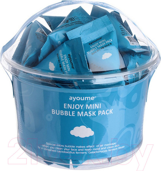 Изображение товара Набор масок для лица Ayoume Enjoy Mini Bubble Mask Pack (30x3г)