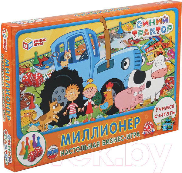 Изображение товара Настольная игра Умные игры Миллионер. Синий трактор / 4690590233016