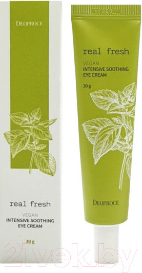Изображение товара Крем для век Deoproce Real Fresh Vegan Intensive Soothing Eye Cream (30г)