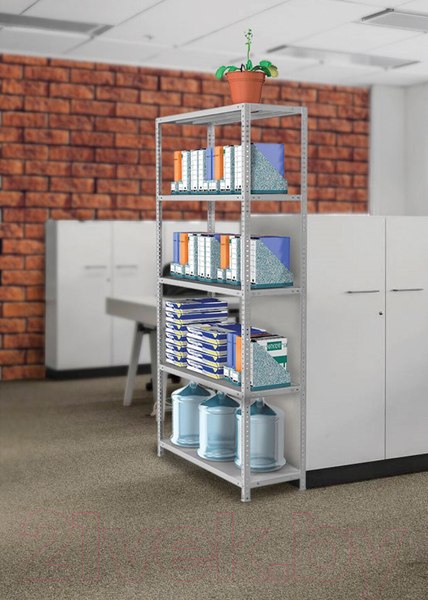Изображение товара Стеллаж металлический Brabix Ms Plus-200/60-5 / 291111