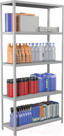 Изображение товара Стеллаж металлический Brabix Ms Plus-200/40-5 / 291109