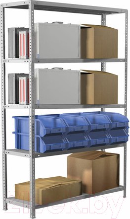 Изображение товара Стеллаж металлический Brabix Ms Plus-200/60-5 / 291111