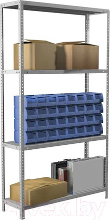 Изображение товара Стеллаж металлический Brabix Ms Kd-185/30-4 / 291114