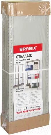 Изображение товара Стеллаж металлический Brabix Ms Kd-200/50-5 / 291120