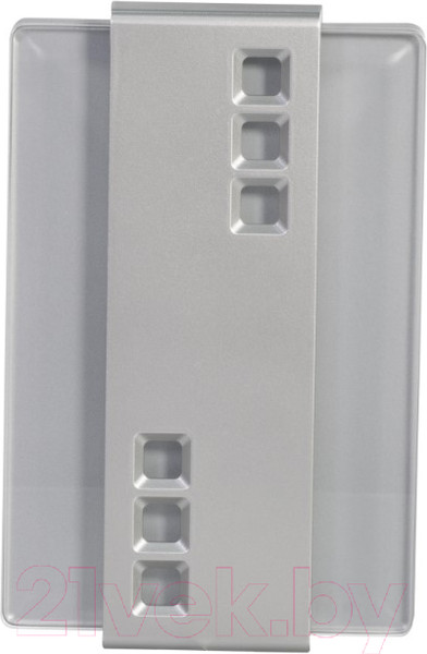 Изображение товара Электрический звонок Zamel GNS-247 / GNS-247-SRB (стекло/серебристый)