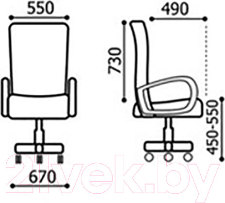 Изображение товара Кресло офисное Brabix Classic EX-685 / 532024 (черный E-11)