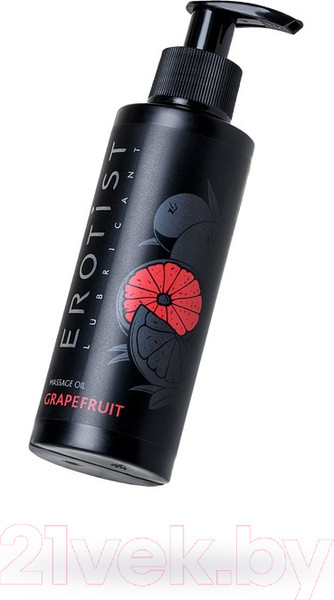 Изображение товара Эротическое массажное масло Erotist Lubricants GRAPEFRUIT с ароматом грейпфрута / 541450 (150мл)