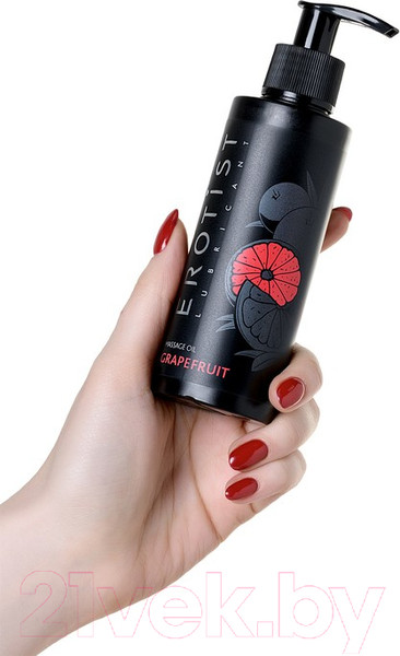 Изображение товара Эротическое массажное масло Erotist Lubricants GRAPEFRUIT с ароматом грейпфрута / 541450 (150мл)