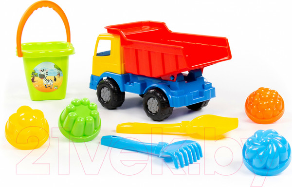Изображение товара Набор игрушек для песочницы Полесье №185 / 9080