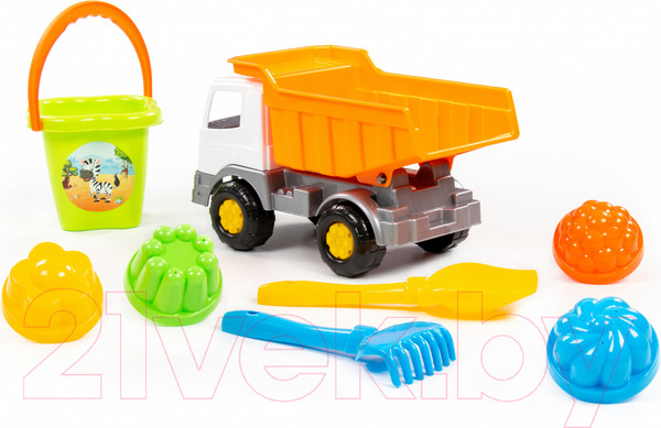 Изображение товара Набор игрушек для песочницы Полесье №185 / 9080