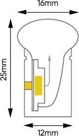 Изображение товара Светодиодная лента Byled BLS2835-120-230-6-NW-NEON-PRO (нейтральный белый)