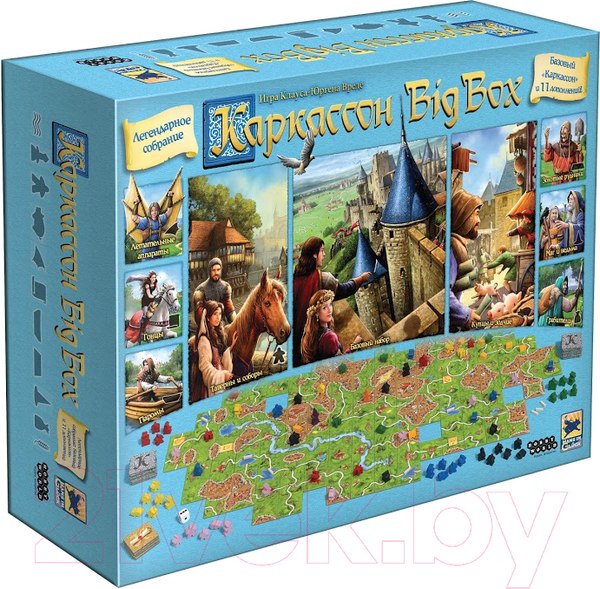 Изображение товара Настольная игра Мир Хобби Каркассон: Big Box / 915290