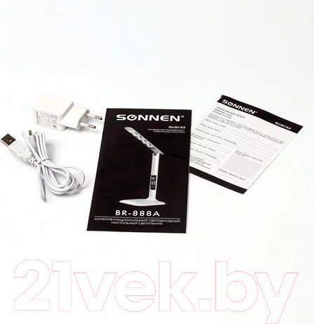 Изображение товара Настольная лампа Sonnen Br-888a / 236664 (белый)