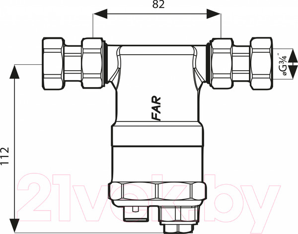 Изображение товара Сепаратор шлама Afriso FAR 401 / 7774020