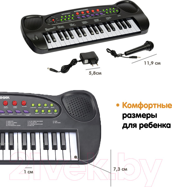 Изображение товара Музыкальная игрушка Bondibon Синтезатор Клавишник / ВВ4945