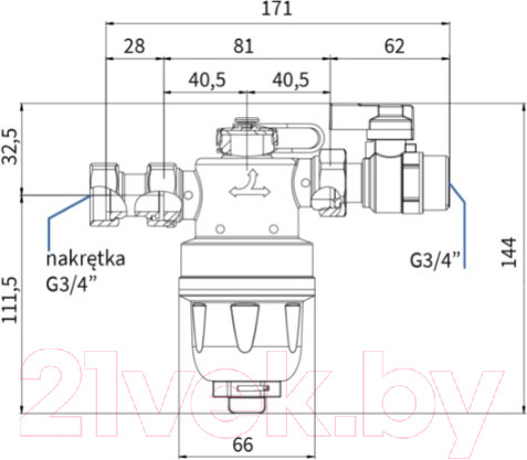 Изображение товара Сепаратор шлама Afriso ADS 110 / 7711000
