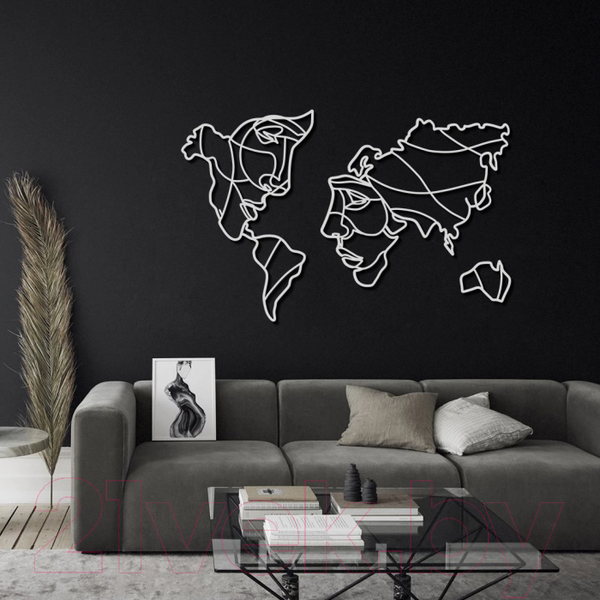 Изображение товара Декор настенный Arthata Мир двоих 180x108-V / 011-5 (белый)