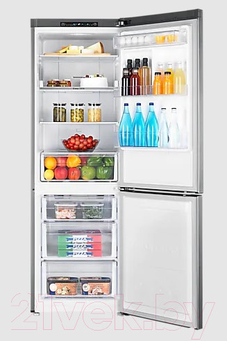 Изображение товара Холодильник с морозильником Samsung RB30A30N0SA/WT