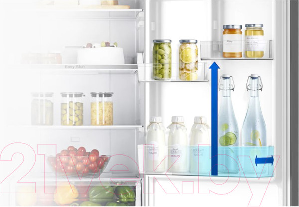 Изображение товара Холодильник с морозильником Samsung RB30A30N0SA/WT