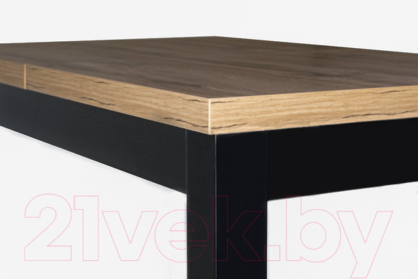 Изображение товара Обеденный стол Eligard Black 2 / СОБ 2 (дуб натуральный)