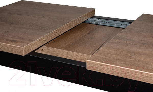 Изображение товара Обеденный стол Eligard Black 2 / СОБ 2 (дуб канзас)