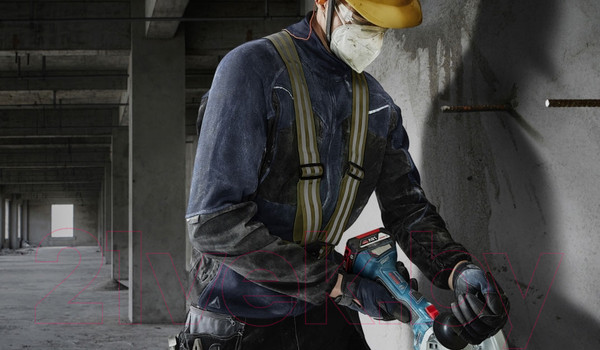 Изображение товара Профессиональная угловая шлифмашина Bosch GWS 180-LI (0.601.9H9.025)