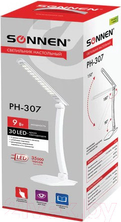 Изображение товара Настольная лампа Sonnen Ph-307 / 236683 (белый)