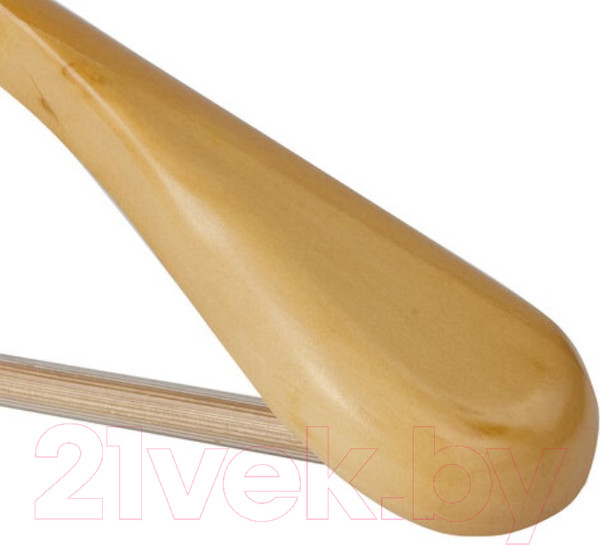 Изображение товара Деревянная вешалка-плечики Brabix Люкс р.48-50 / 601163 (сосна)