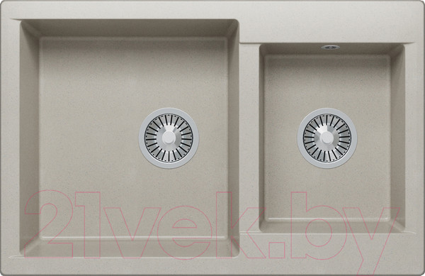 Изображение товара Мойка кухонная Polygran Brig-772 (серый)