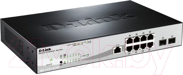 Изображение товара Коммутатор D-Link DGS-1210-10P/ME/B1A