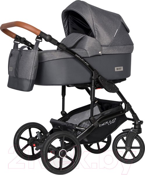 Изображение товара Детская универсальная коляска Riko Basic Bella Life 3 в 1 (06/Anthracite)