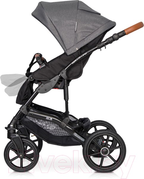 Изображение товара Детская универсальная коляска Riko Basic Bella Life 3 в 1 (06/Anthracite)