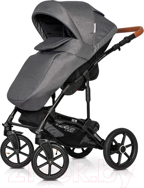 Изображение товара Детская универсальная коляска Riko Basic Bella Life 3 в 1 (06/Anthracite)