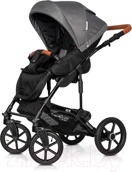 Изображение товара Детская универсальная коляска Riko Basic Bella Life 3 в 1 (06/Anthracite)