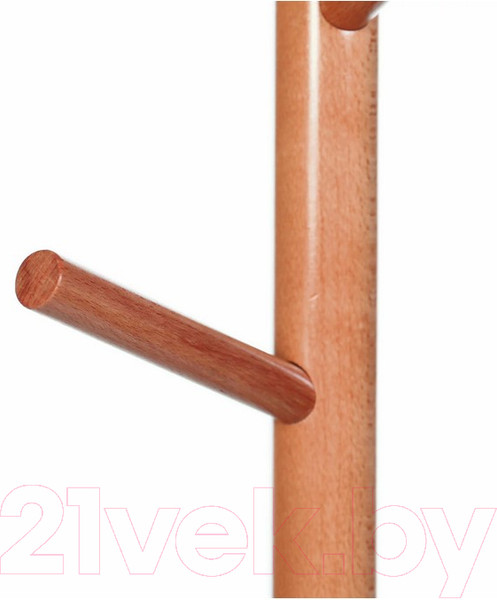 Изображение товара Вешалка для одежды Brabix Cr-1906 / 606441 (черный/дерево бук)