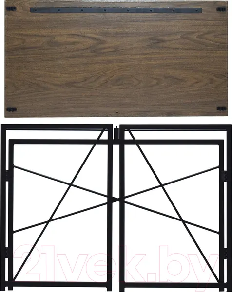 Изображение товара Письменный стол Brabix Loft Cd-002 / 641212 (мореный дуб)