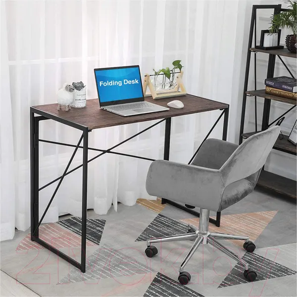 Изображение товара Письменный стол Brabix Loft Cd-002 / 641212 (мореный дуб)