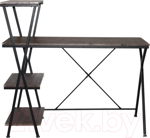 Изображение товара Стол-стеллаж Brabix Loft Cd-004 / 641218 (мореный дуб)