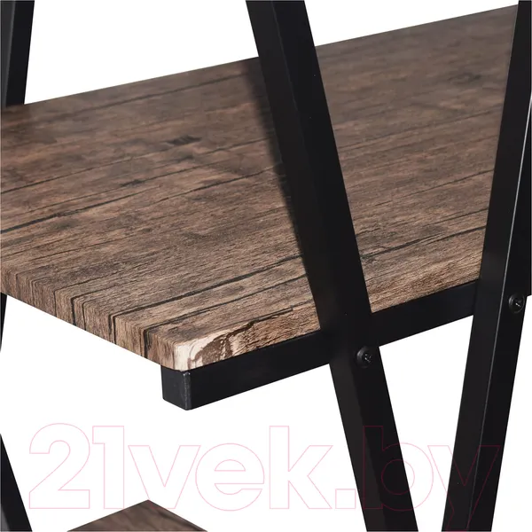 Изображение товара Стол-стеллаж Brabix Loft Cd-004 / 641218 (мореный дуб)