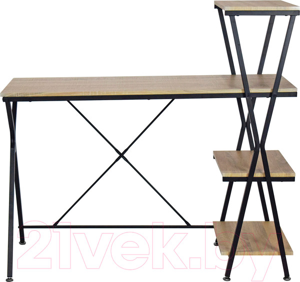 Изображение товара Стол-стеллаж Brabix Loft Cd-004 / 641220 (дуб натуральный)