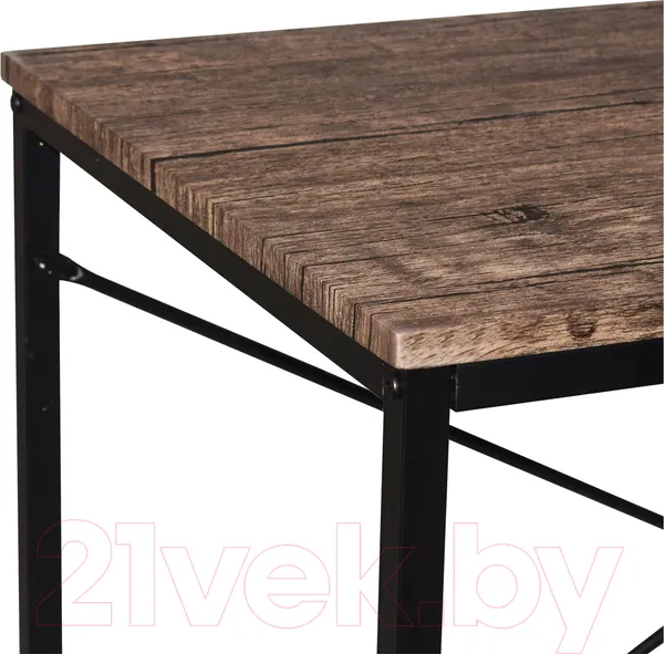 Изображение товара Стол-стеллаж Brabix Loft Cd-005 / 641221 (мореный дуб)