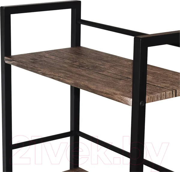 Изображение товара Стол-стеллаж Brabix Loft Cd-005 / 641221 (мореный дуб)