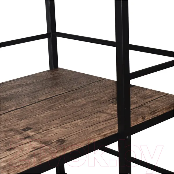 Изображение товара Стол-стеллаж Brabix Loft Cd-005 / 641221 (мореный дуб)