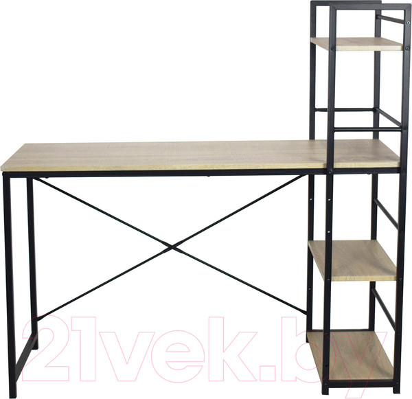 Изображение товара Стол-стеллаж Brabix Loft Cd-005 / 641223 (дуб натуральный)