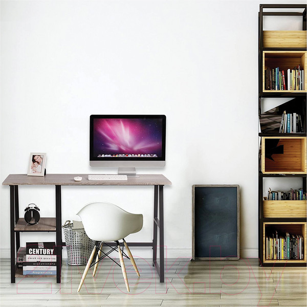 Изображение товара Письменный стол Brabix Loft Cd-006 / 641224 (мореный дуб)