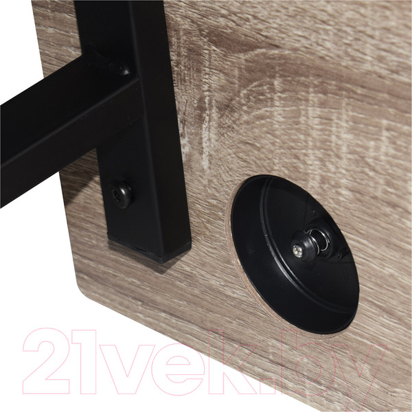 Изображение товара Письменный стол Brabix Loft Cd-006 / 641225 (дуб антик)